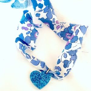 Stony Clover “Heart Charm” with Fabric